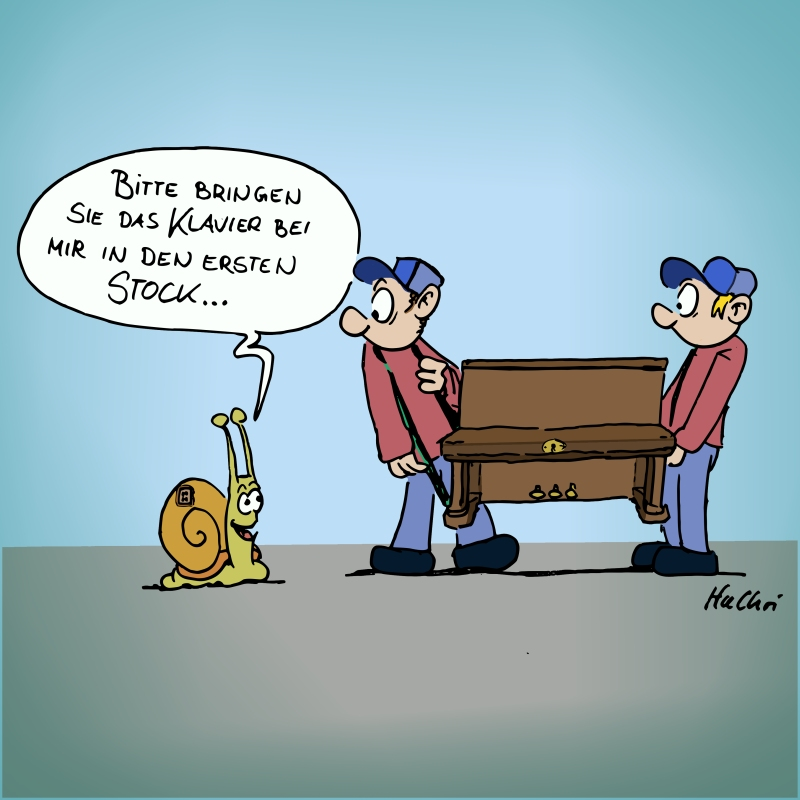 Cartoon: Sperrige Musik 1