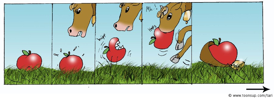 Comic: Genhard, der genmanipulierte Apfel 3