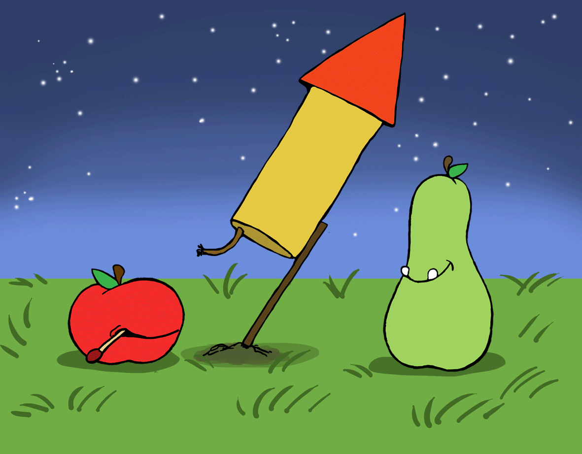 Animation: Happy New Pear!!! 1