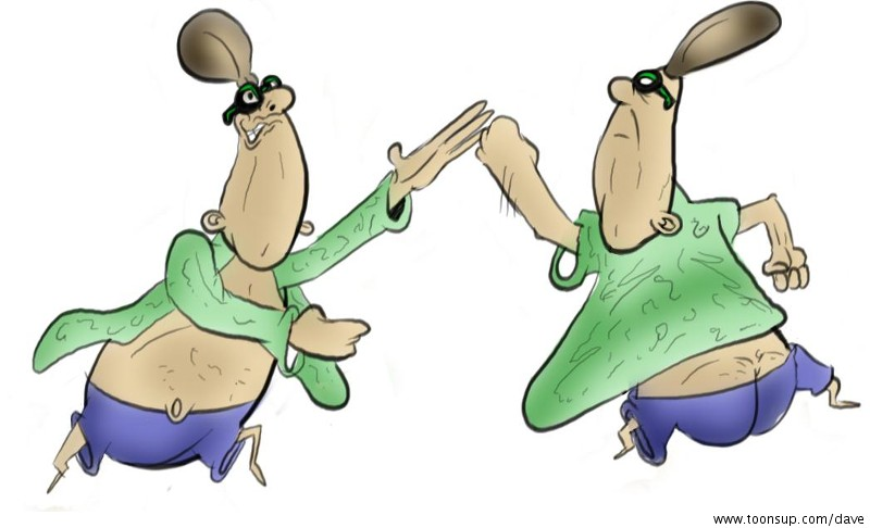 Cartoon: The Daves, 'Pose' 1