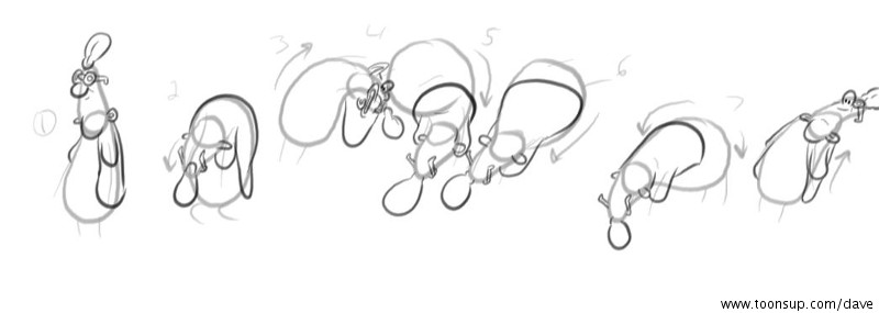 Cartoon: Animation Reel ( Back Flip ) 1