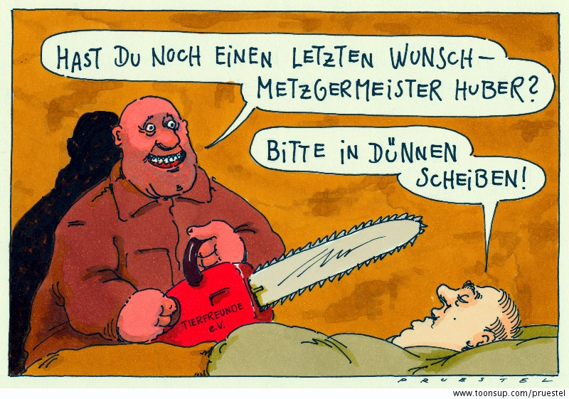 Cartoon: tierfreunde e.v. 1