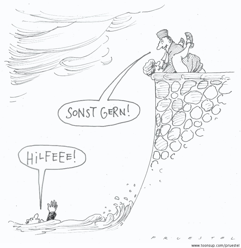 Cartoon: zwiespalt 1