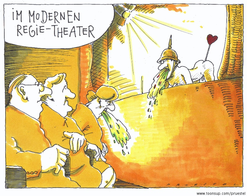 Cartoon: regie-theater 1