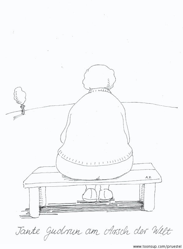 Cartoon: tante gudrun 1