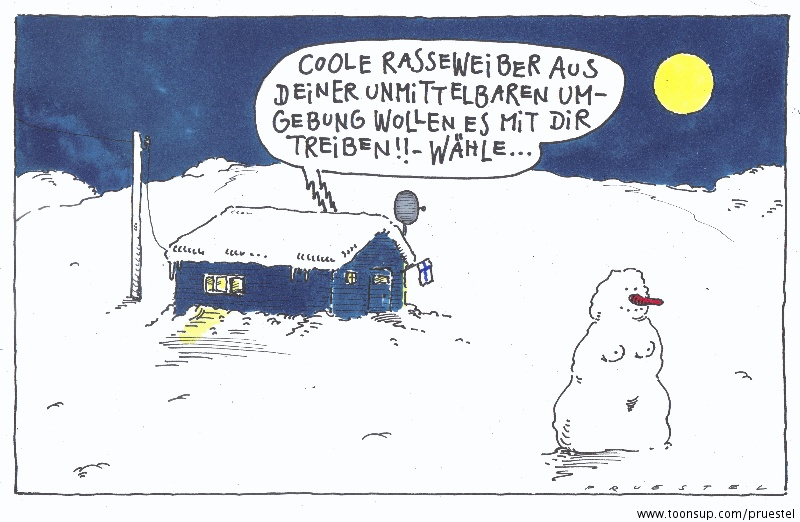 Cartoon: rasseweiber 1