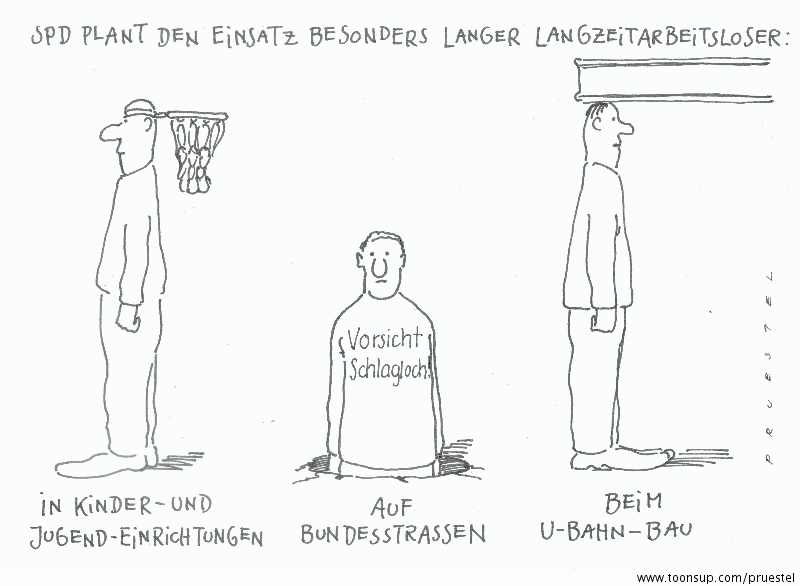 Cartoon: langzeitarbeitslos 1