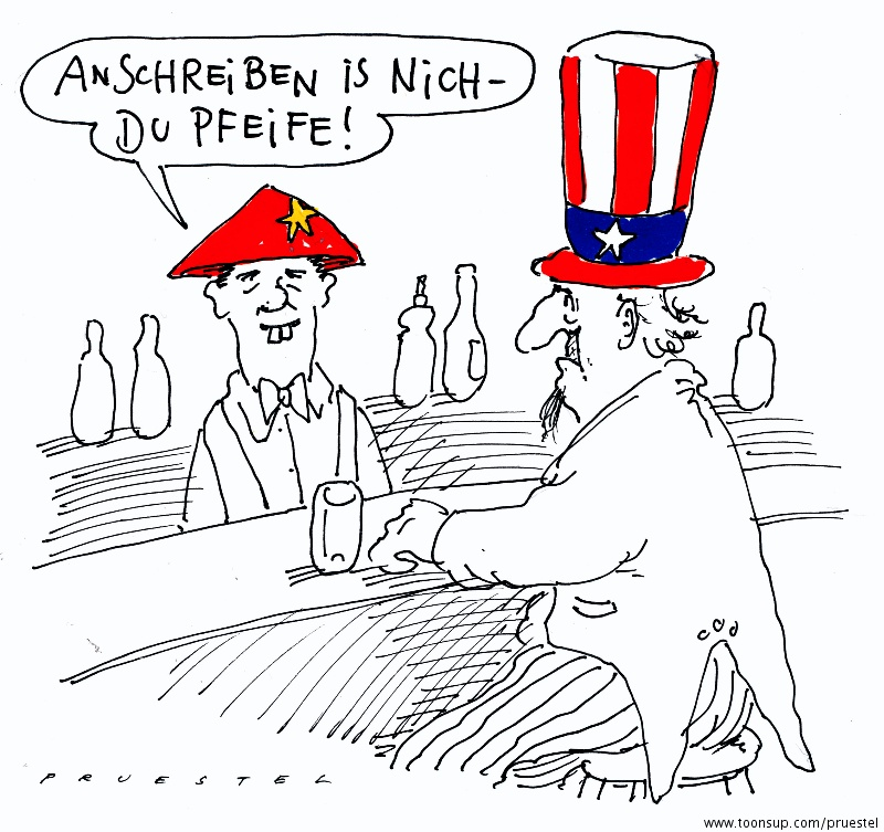 Cartoon: usa-bonität 1