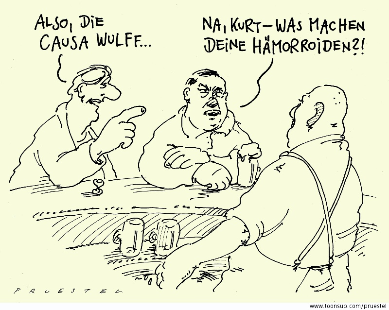 Cartoon: causa wulff 1