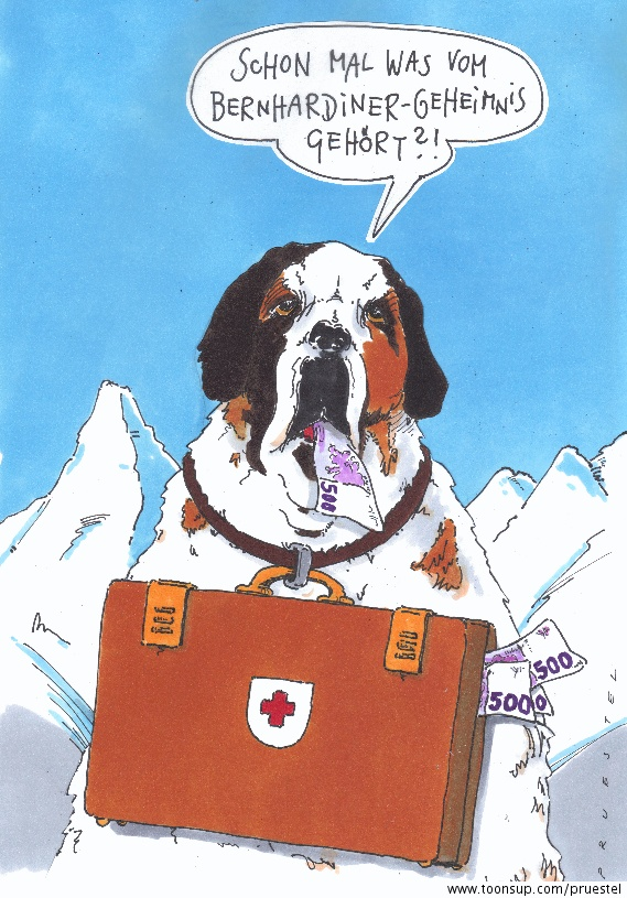 Cartoon: in der schweiz 1