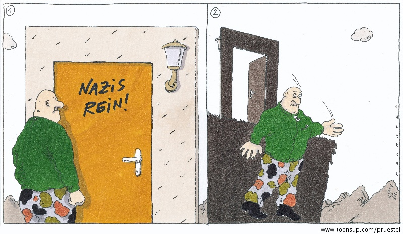 Cartoon: überraschung 1
