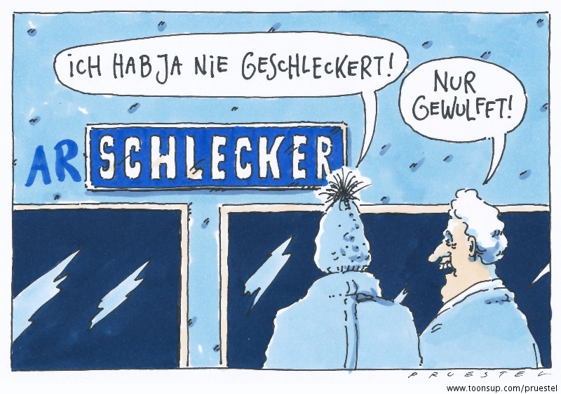 Cartoon: schlecker 1