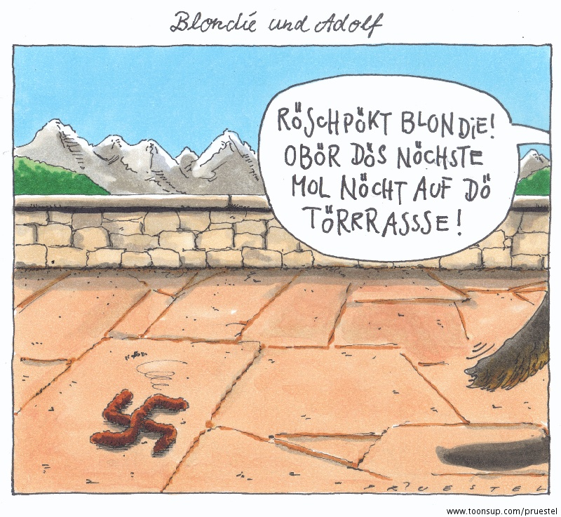 Cartoon: blondie 1