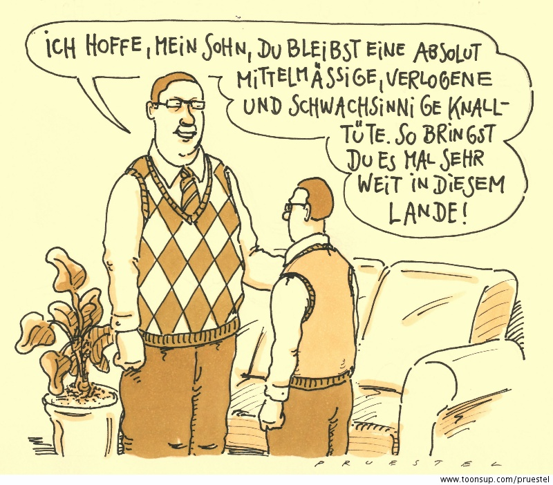 Cartoon: berechtigte hoffnung 1