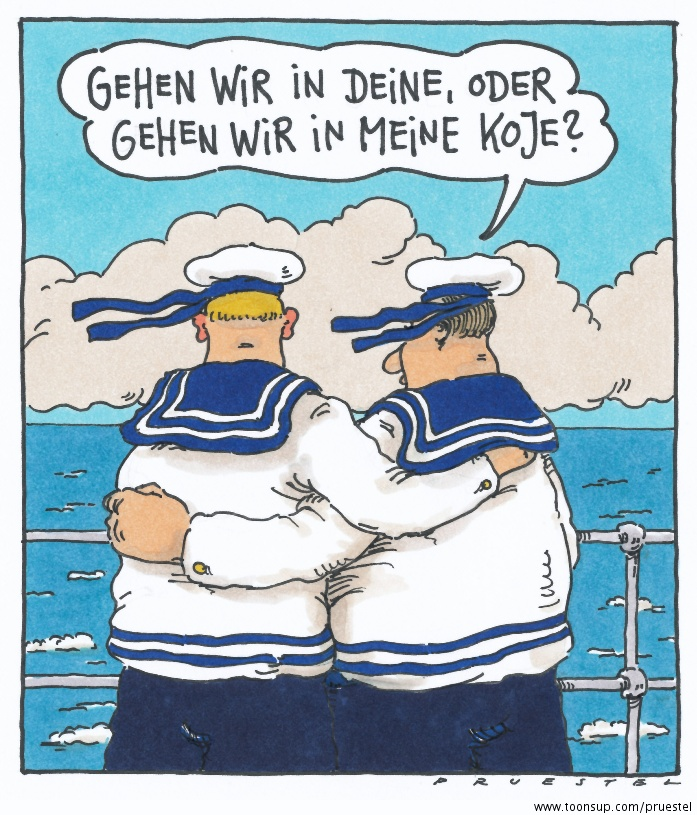 Cartoon: fiete und hein 1