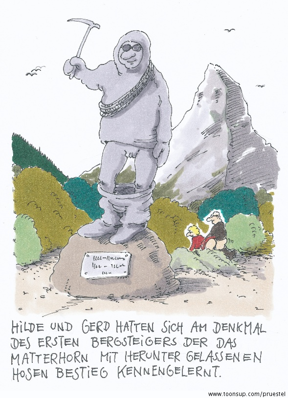 Cartoon: am matterhorn 1