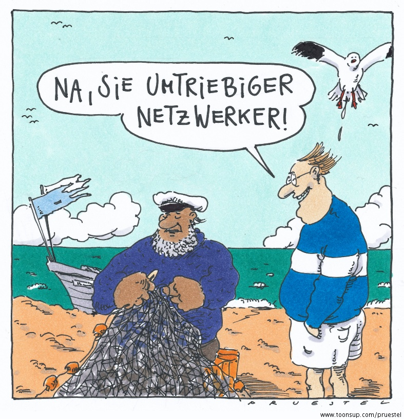 Cartoon: am strand 1