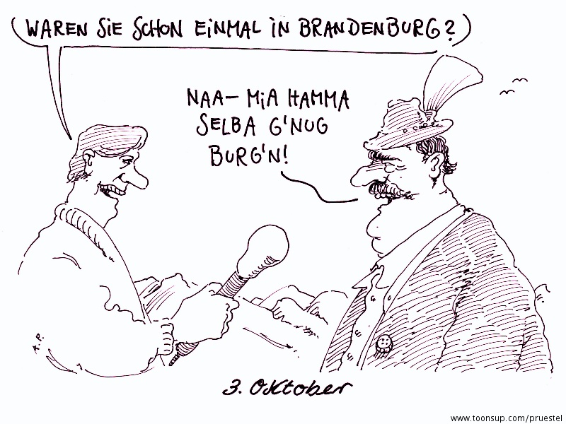 Cartoon: einheitstag 1