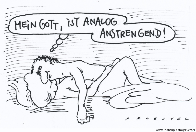 Cartoon: anstrengend 1