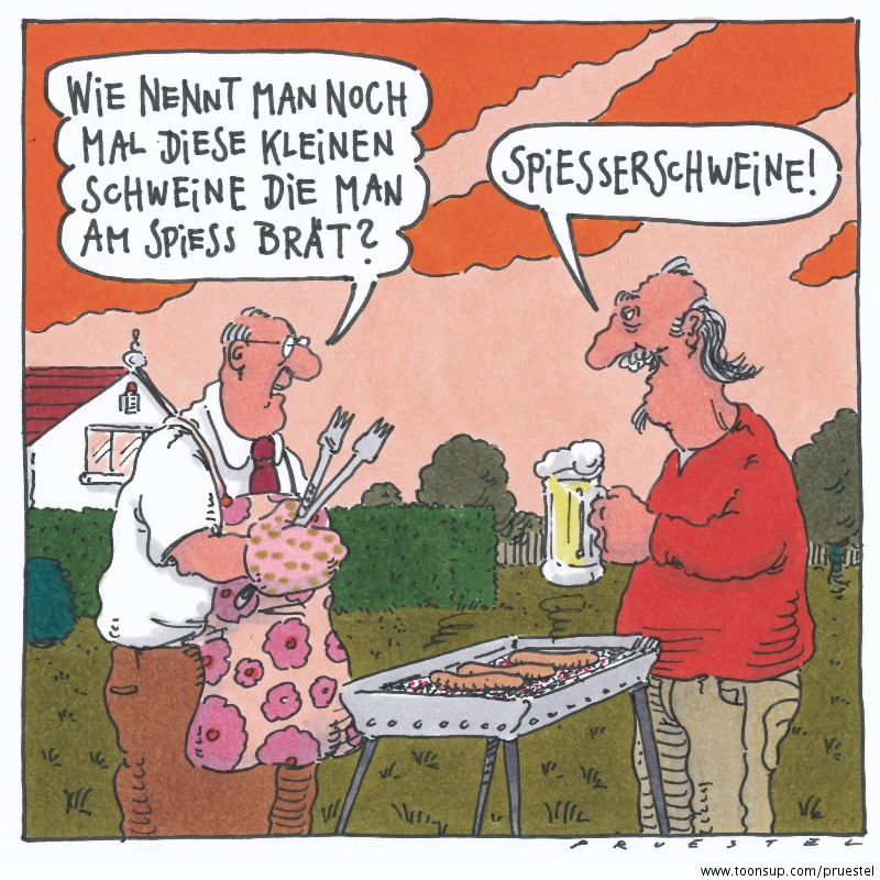 Cartoon: grillabend 1