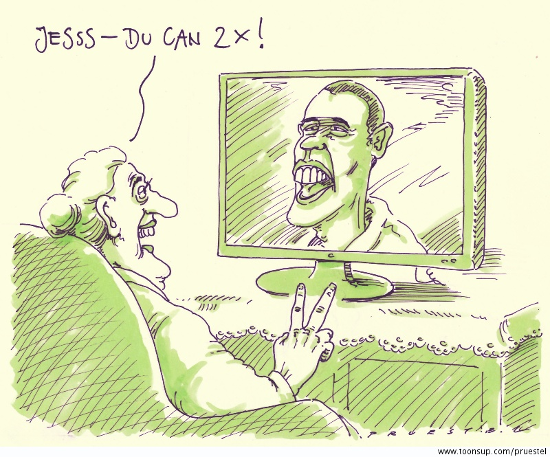 Cartoon: obama 1