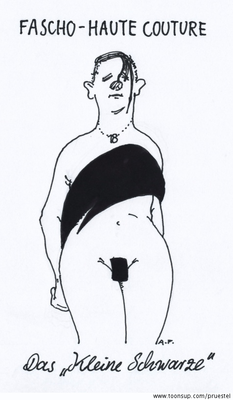 Cartoon: haute couture 1