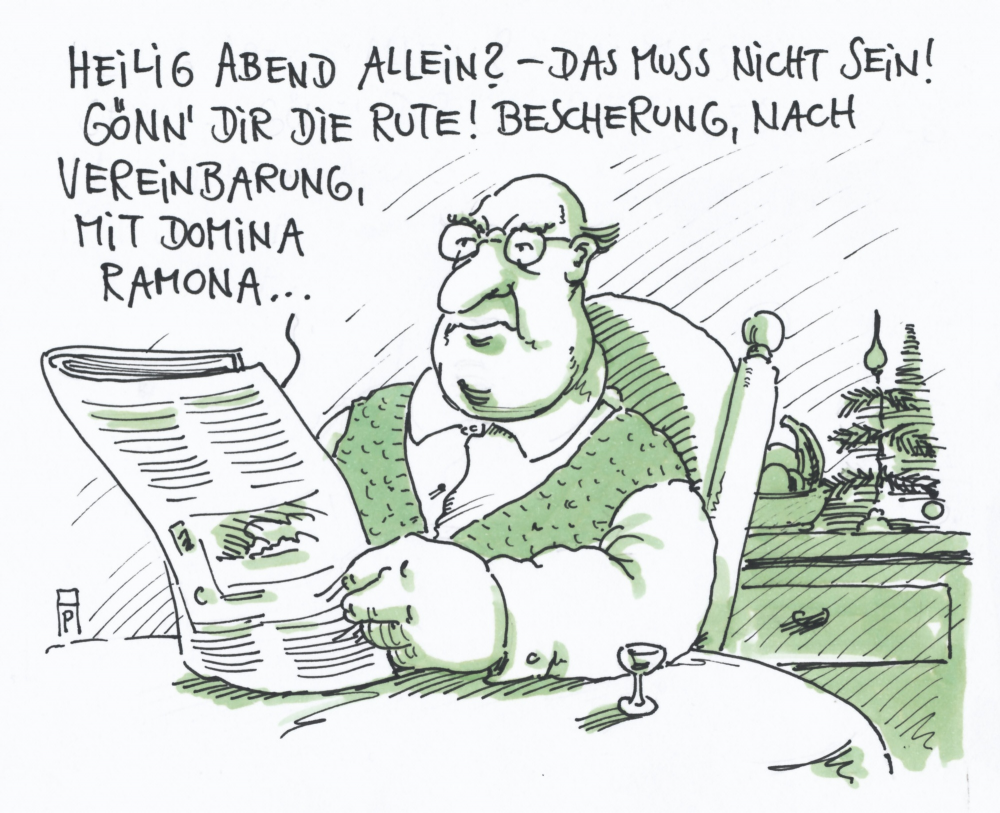 Cartoon: heiliger abend 1