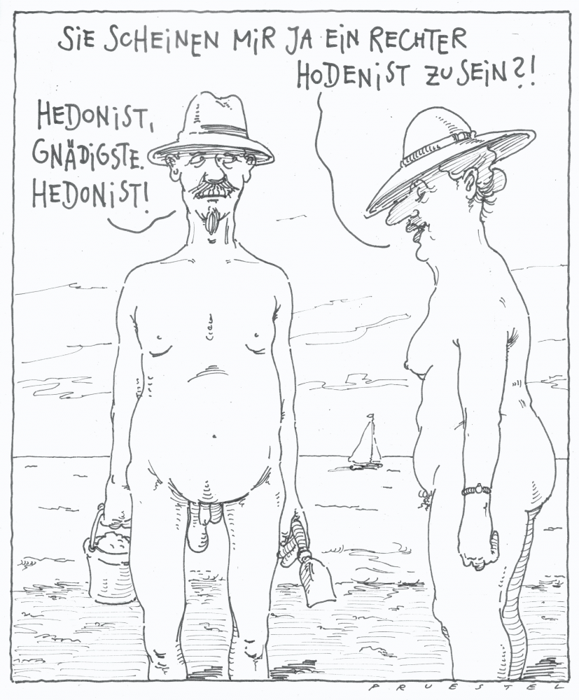 Cartoon: am strand 1