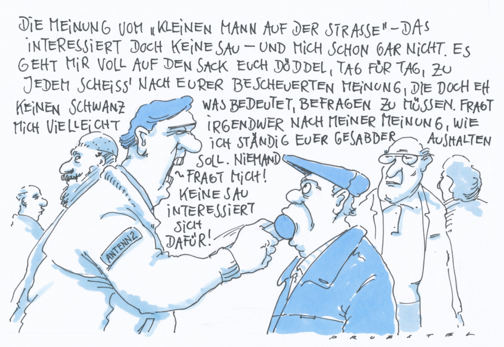 Cartoon: meinungsbefragung 1
