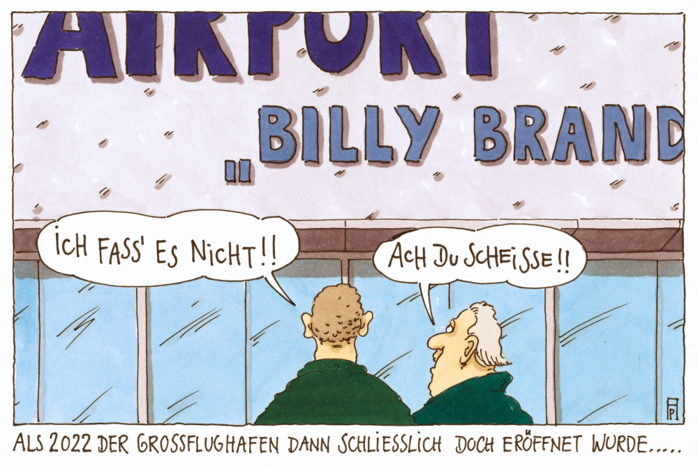 Cartoon: großflughafen 1