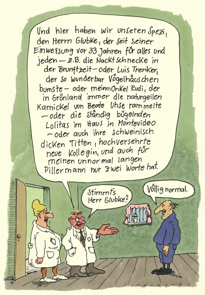 Cartoon: in der klapse 1