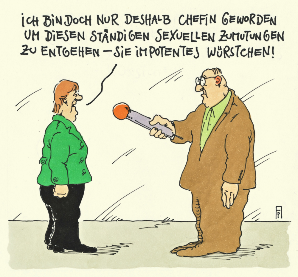 Cartoon: chefin 1