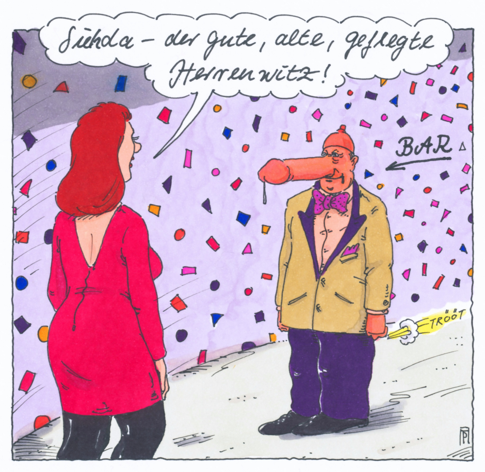 Cartoon: gepflegt 1