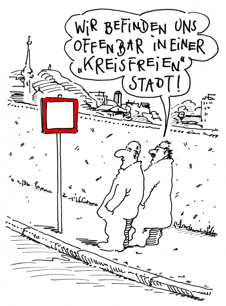 Cartoon: verkehrszeichen 1