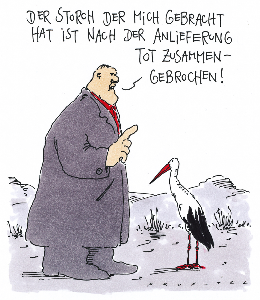 Cartoon: storch 1
