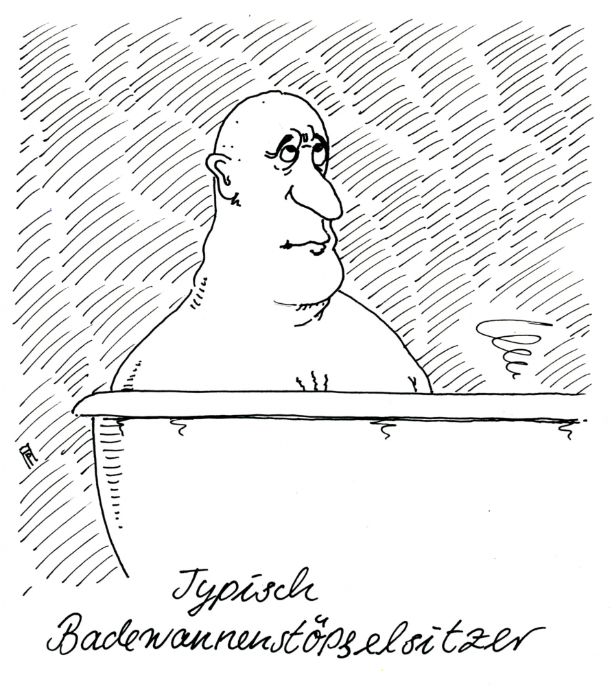 Cartoon: badefreuden 1
