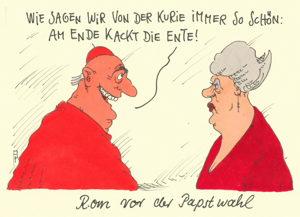 Cartoon: papstwahl 1