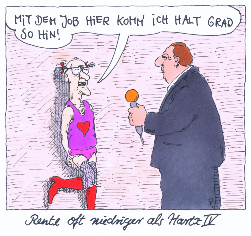Cartoon: kleinrentner 1
