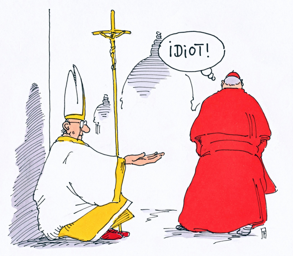 Cartoon: franziskus 1