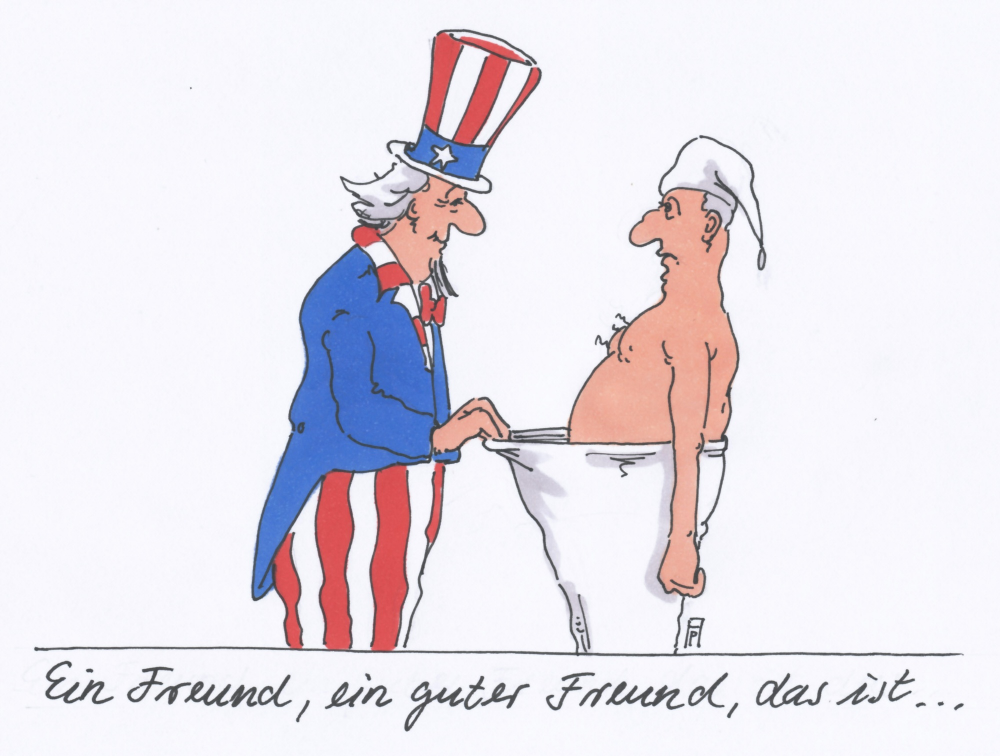 Cartoon: ein freund... 1