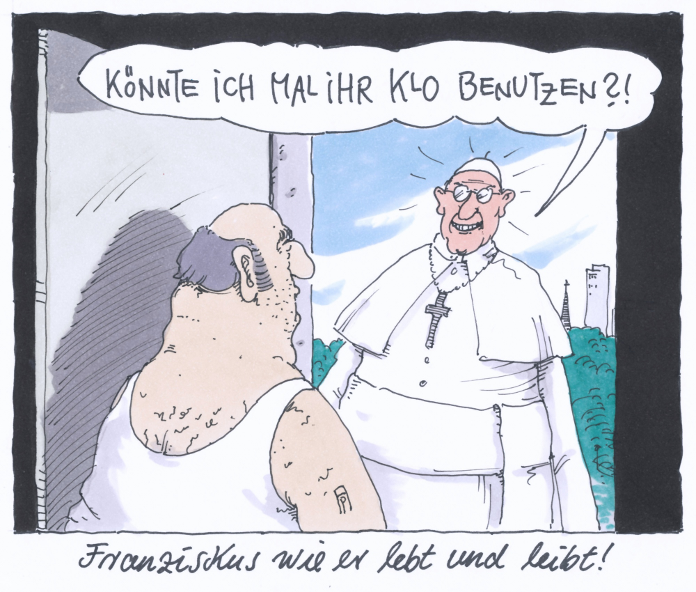 Cartoon: franziskus leibt 1