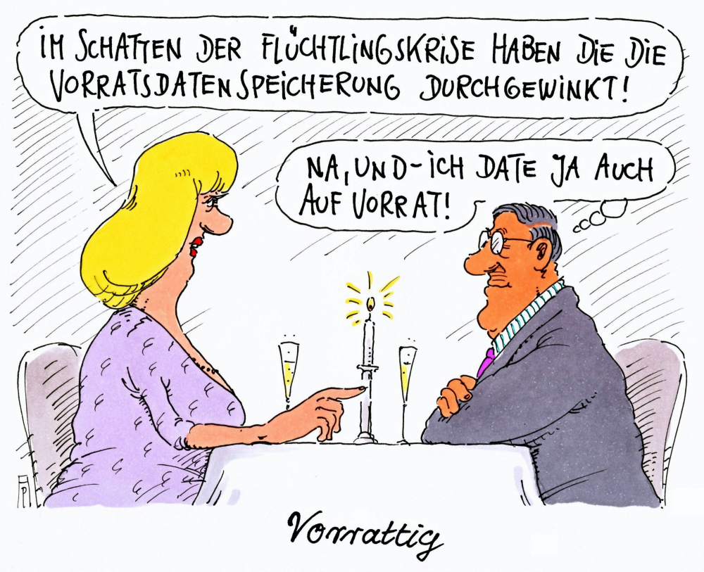 Cartoon: vorrattig 1