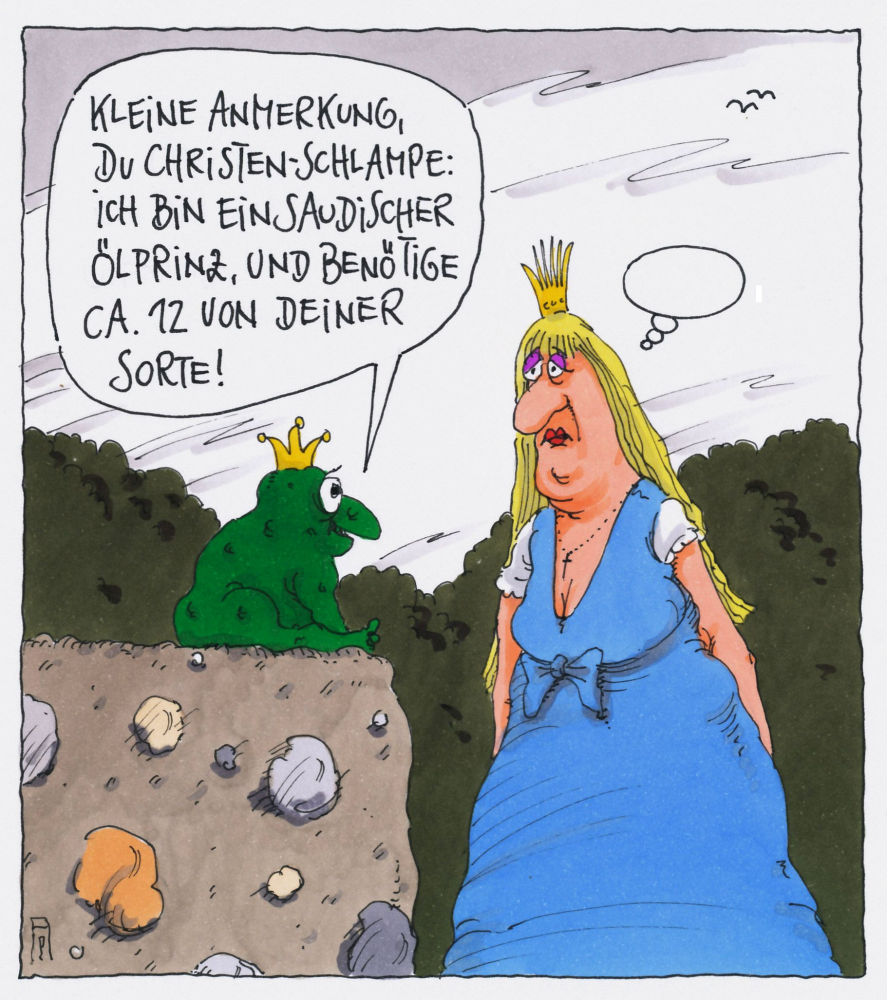 Cartoon: froschkönig 1