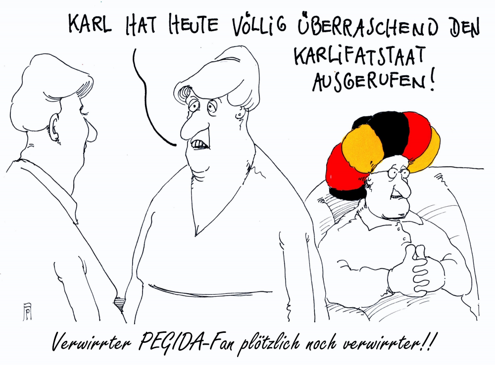 Cartoon: verwirrt 1