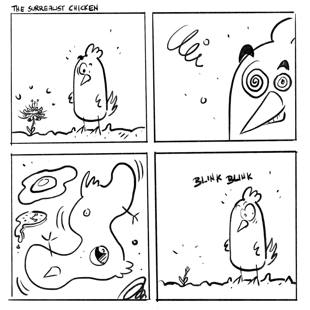 Comic: The surrealist chicken 1