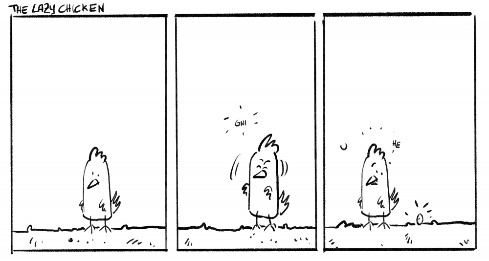 Comic: The lazy chicken 1