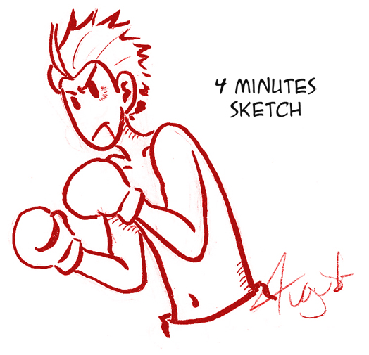 Illustration: 4 Minuten Skizze 1