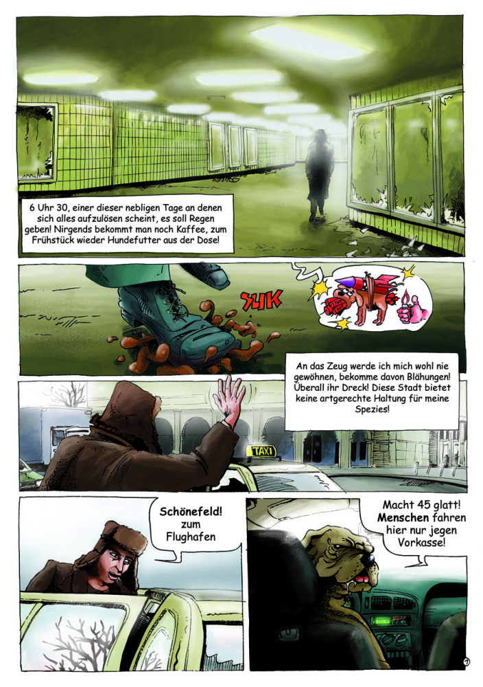 Comic: fliegende Hunde 1