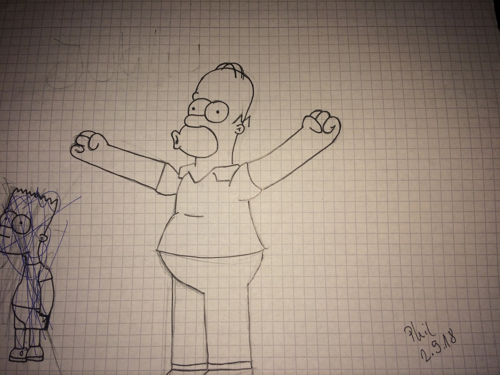 Cartoon: Homer J. Simpson 1