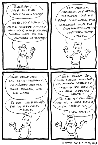 Comic: Kay Lüssack Daily No1 1